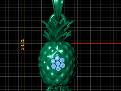 NHASHPATTI 3D GOLD PENDANT 3D 打印模型