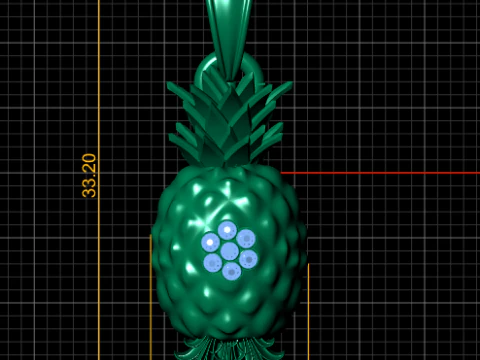 NHASHPATTI 3D GOLD PENDANT 3D Print Model