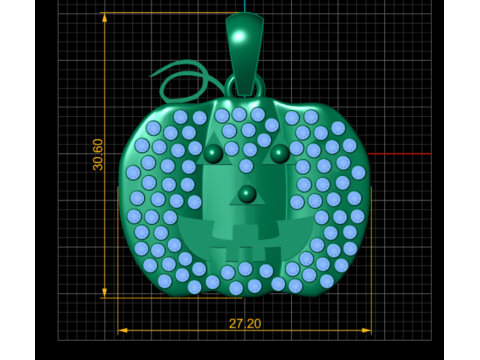 GOLD DIAMOUND PENDANT 3D Print Model