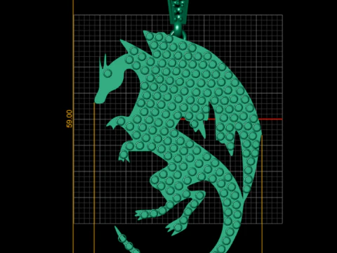 DAINASORE PENDANT 3D Print Model