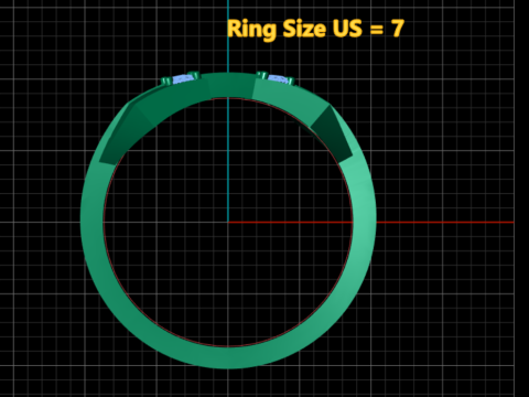 3D RING 3Dプリントモデル