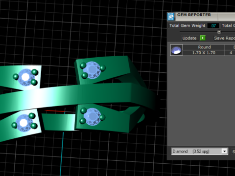 3D RING 3Dプリントモデル