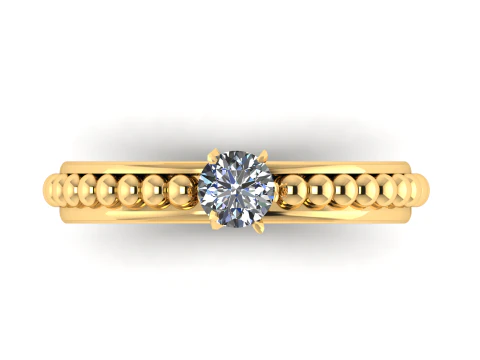 3D RING DIAMOUND 3D Print Model