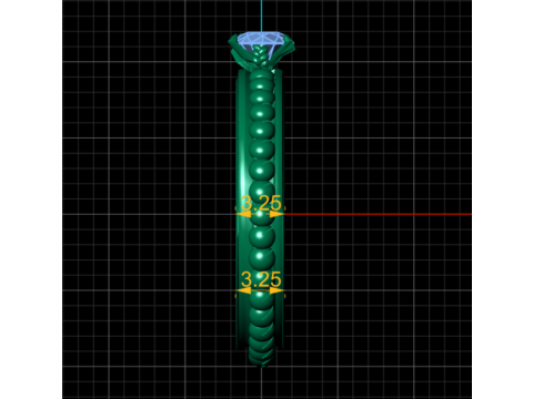 3D RING DIAMOUND 3D Druckmodell