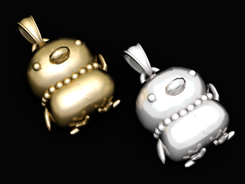 3D ANIMALS BODY PENDANT 3D Baskı Modeli