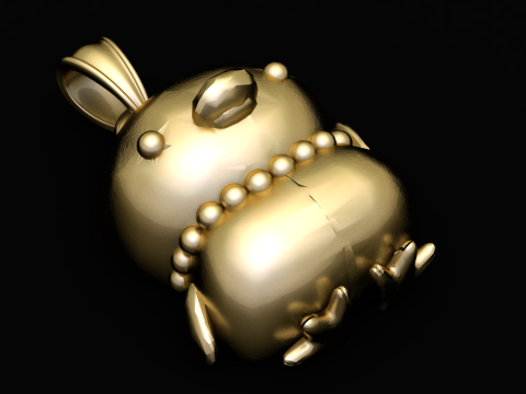 3D ANIMALS BODY PENDANT 3D Baskı Modeli