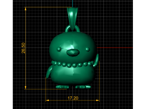 3D ANIMALS BODY PENDANT 3D Baskı Modeli