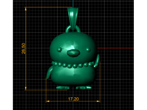 3D ANIMALS BODY PENDANT 3D Print Model
