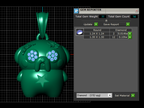3D DOG PENDANT Modello di stampa 3D