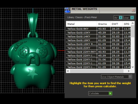 3D DOG PENDANT Modello di stampa 3D
