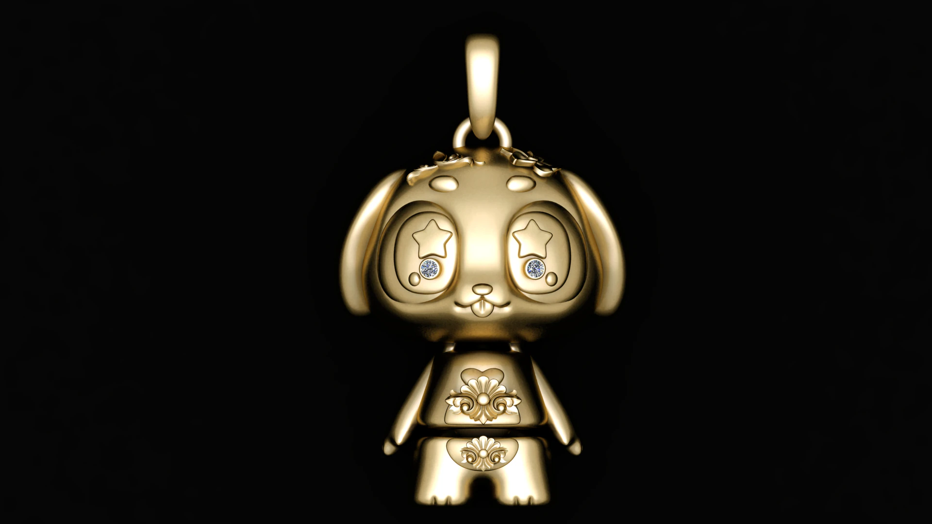 ANIMALS BOBDY PENDANT 3D Print Model .c4d .max .obj .3ds .fbx .stl .blend 