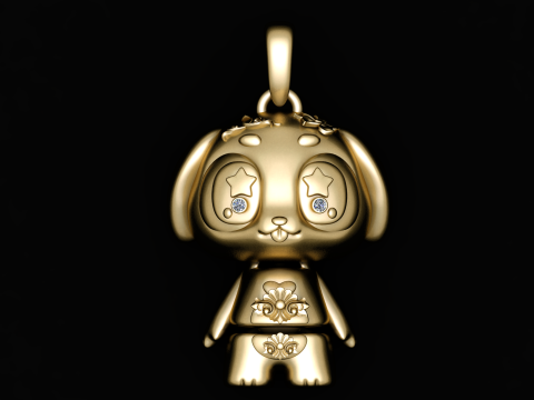 ANIMALS BOBDY PENDANT 3D Baskı Modeli