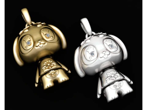 ANIMALS BOBDY PENDANT 3D Print Model