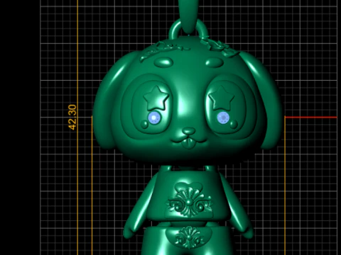 ANIMALS BOBDY PENDANT 3D Print Model