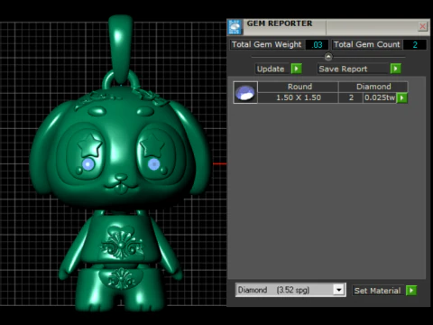 ANIMALS BOBDY PENDANT 3D Print Model