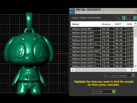 ANIMALS BOBDY PENDANT 3D Print Model