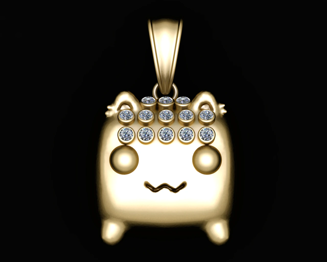 Animals 3d gold PENDANT 3D Print Model .c4d .max .obj .3ds .fbx .stl .blend 