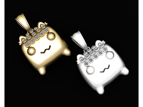 Animals 3d gold PENDANT 3D Принт Модель
