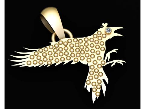 3D BIRD PENDANT 3D Print Model