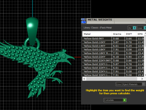 3D BIRD PENDANT 3D 打印模型