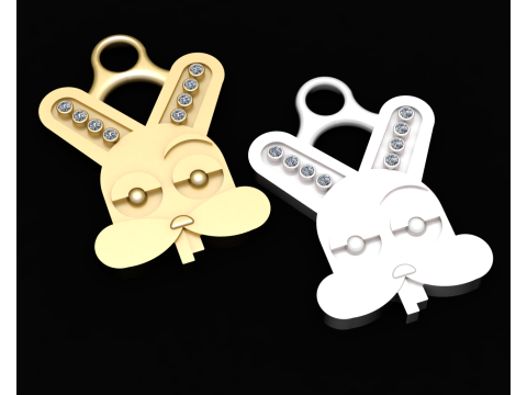 DOG GOLD PENDANT 3D Принт Модель