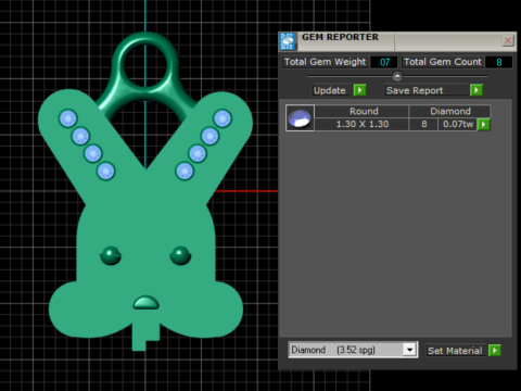 DOG GOLD PENDANT 3D Принт Модель