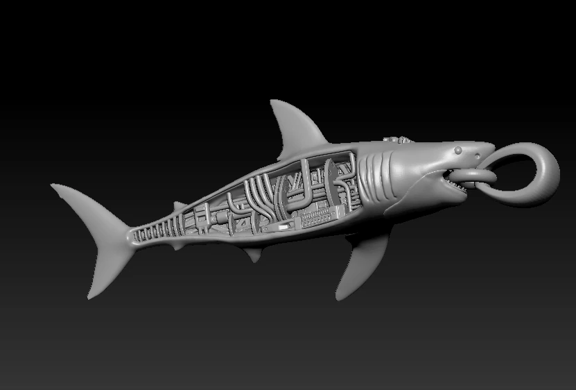 MACHINE PLACTIC PENDANT 3D Print Model .c4d .max .obj .3ds .fbx .stl .blend