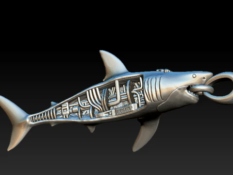 MACHINE PLACTIC PENDANT 3D Print Model