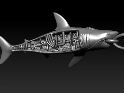 MACHINE PLACTIC PENDANT 3D Print Model