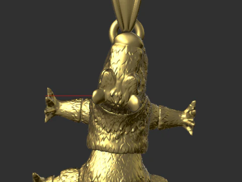 PINGENTE DE ANIMAIS DE PL&Aacute;STICO Modelo de Impressão 3D