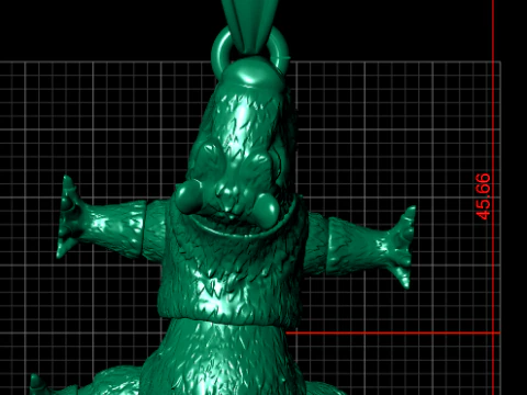 PLASTIC ANIMALS PENDANT 3D Print Model