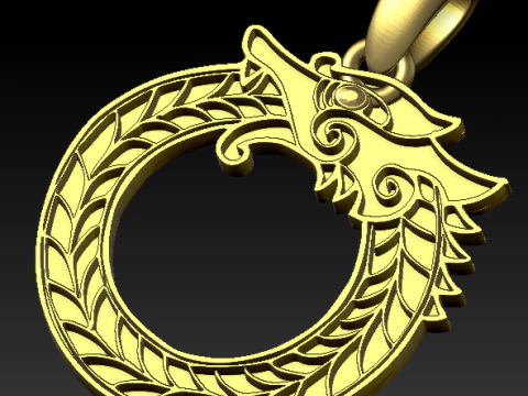 CIONDOLO IN PLASTICA SNALE Modello di stampa 3D