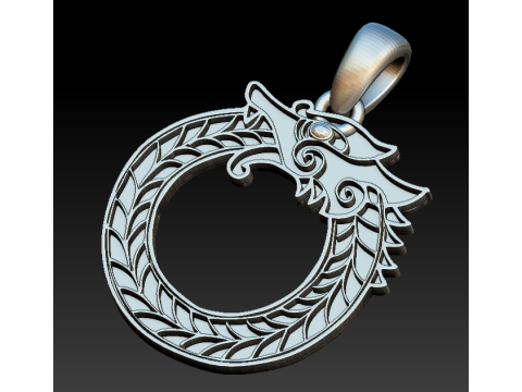 SNALE PLASTIC PENDANT 3D 프린트 모델