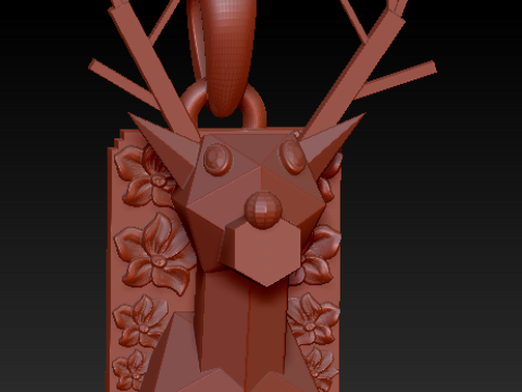 DEER PLASTISTIC PENDANT Modèles 3D en vedette