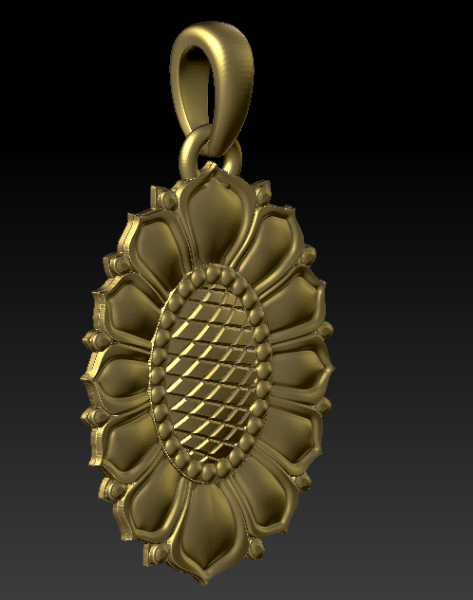PLASTIC FLOWER PENDANT Modelo de impresión 3D .c4d .max .obj .3ds .fbx .stl .blend