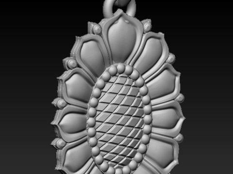 PLASTIC FLOWER PENDANT Modelo de impresión 3D
