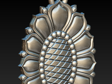 PLASTIC FLOWER PENDANT Modelo de impresión 3D