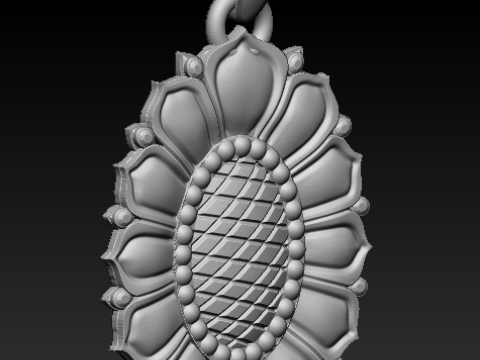 PLASTIC FLOWER PENDANT Modelo de impresión 3D