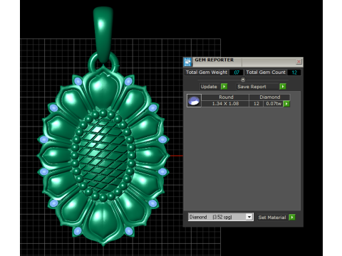 PLASTIC FLOWER PENDANT Modelo de impresión 3D