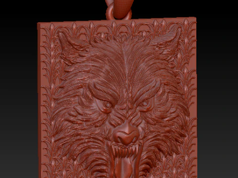 КУЛОН ЛИЦЯ ЛЕВА 3D Принт Модель