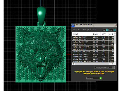 LION FACES PENDANT Modello di stampa 3D