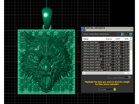 LION FACES PENDANT 3D Print Model