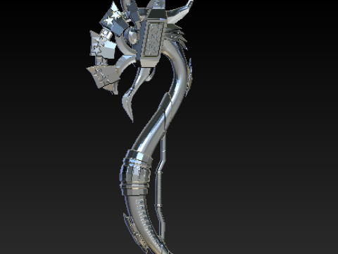 SNAKE PLASTIC PENDANT 3D Print Model