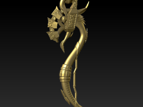 SNAKE PLASTIC PENDANT 3D Print Model