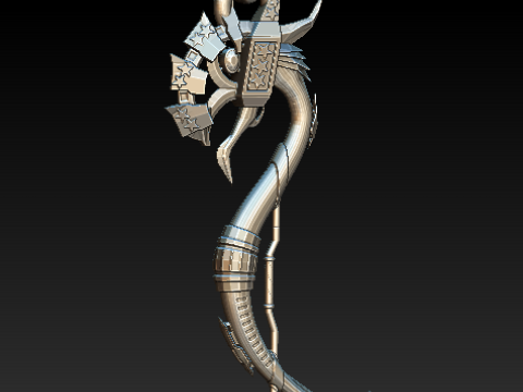SNAKE PLASTIC PENDANT 3D Print Model
