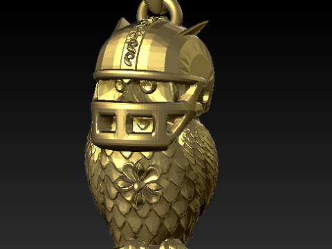 OWL PLASTIC PENDANT Modèles 3D en vedette