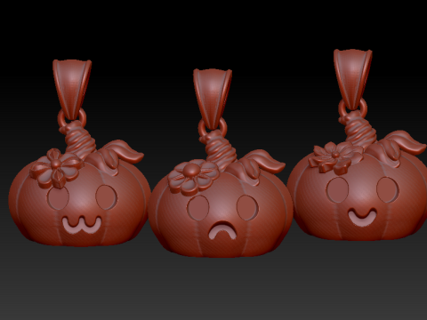 FOOD PLASTIC PENDANT 3D 프린트 모델
