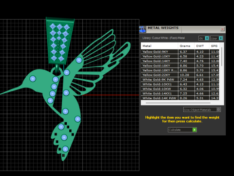 HUMMING BIRD PENDANT 3D 3D 打印模型