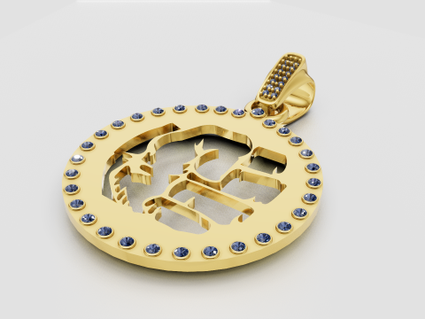 Thanos pendant 3D 프린트 모델