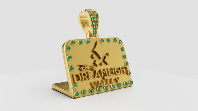 Dreamlight Valley pendant 3D 打印模型 .c4d .max .obj .3ds .fbx .stl .blend 